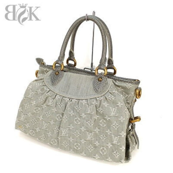 Louis Vuitton Monogram Denim Neo Cabby MM Shoulder Bag - Picture 1 of 6